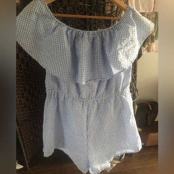 HONEY PUNCH NWT gingham romper - Picture 3 of 5